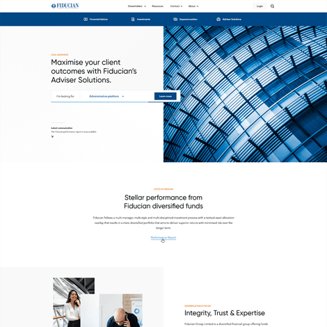 Fiducian Website Screenshot