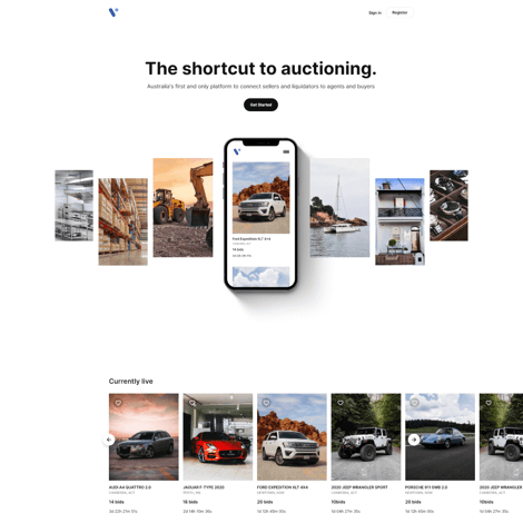 Venval Website Screenshot