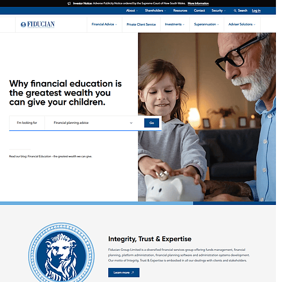 Fiducian website