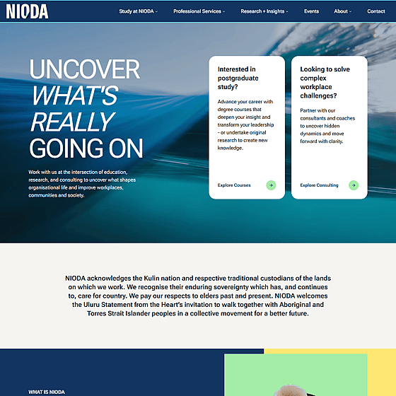 NIODA website