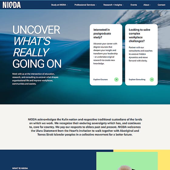 NIODA website