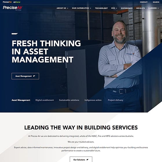 Precise Group website