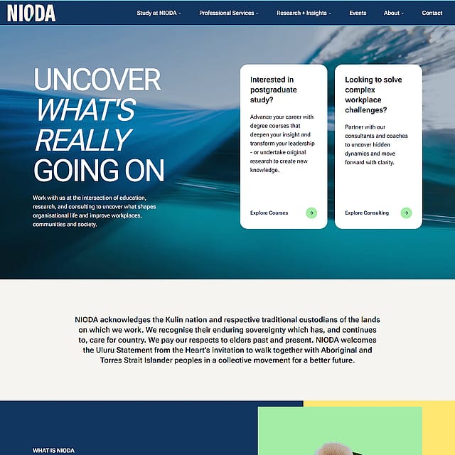NIODA website