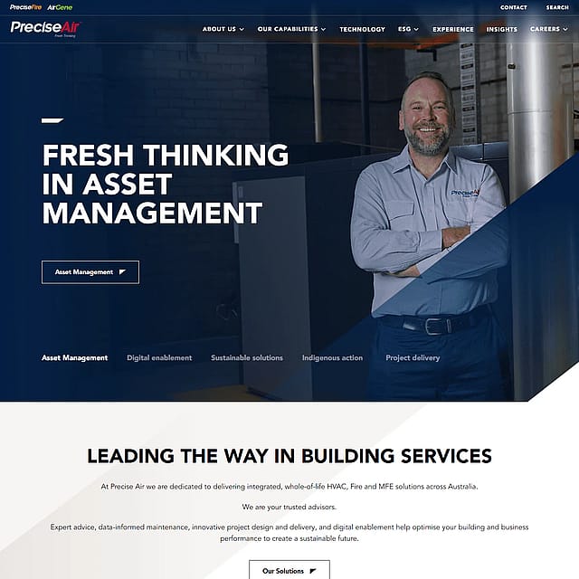 Precise Group website
