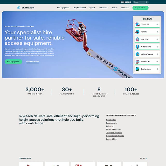 Skyreach website
