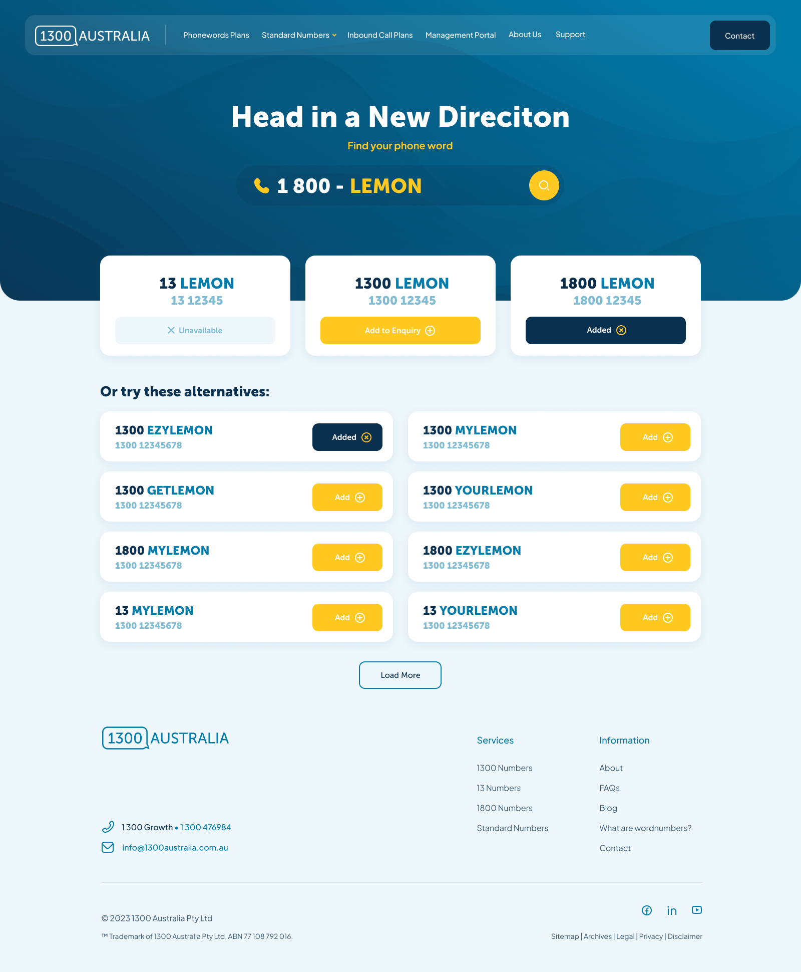 1300 Australia Enquiry Process