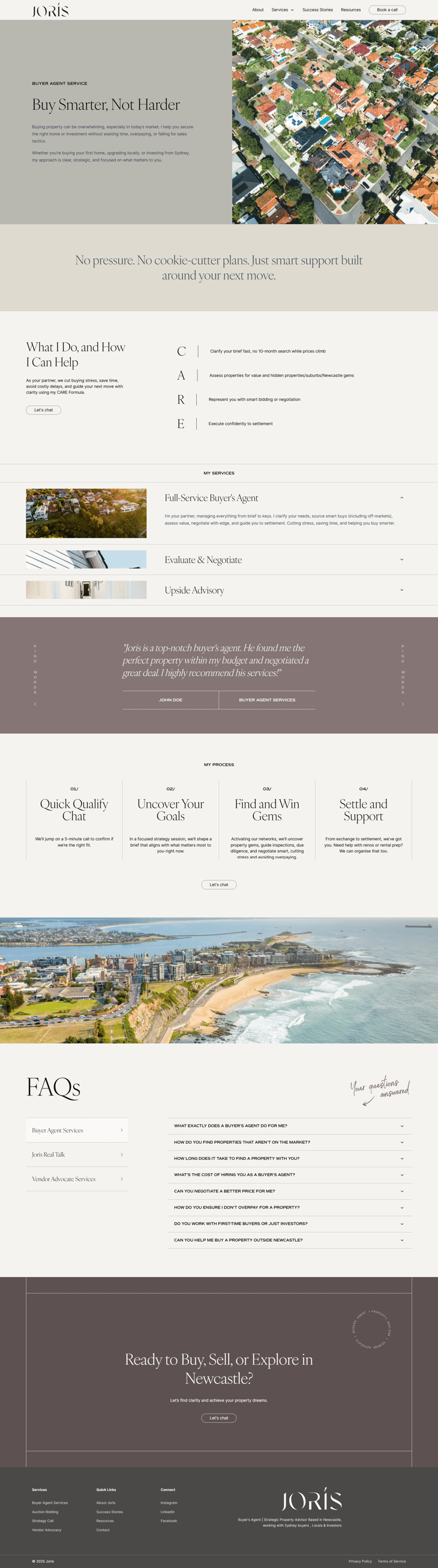 Joris Buyer Agent Page