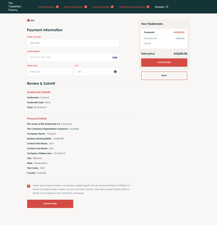 TTMF Payment Process