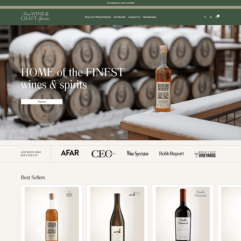 Constellation Brands Website Screenshot