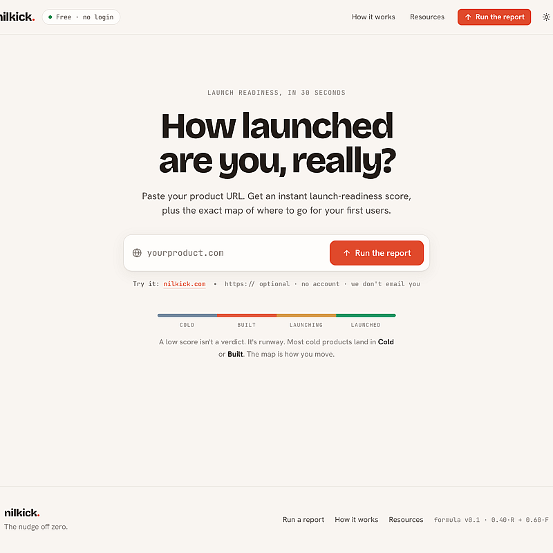 Nilkick Website Screenshot