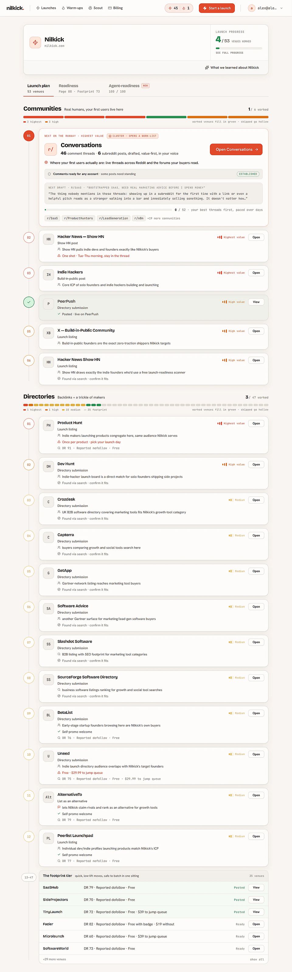 Nilkick screenshot