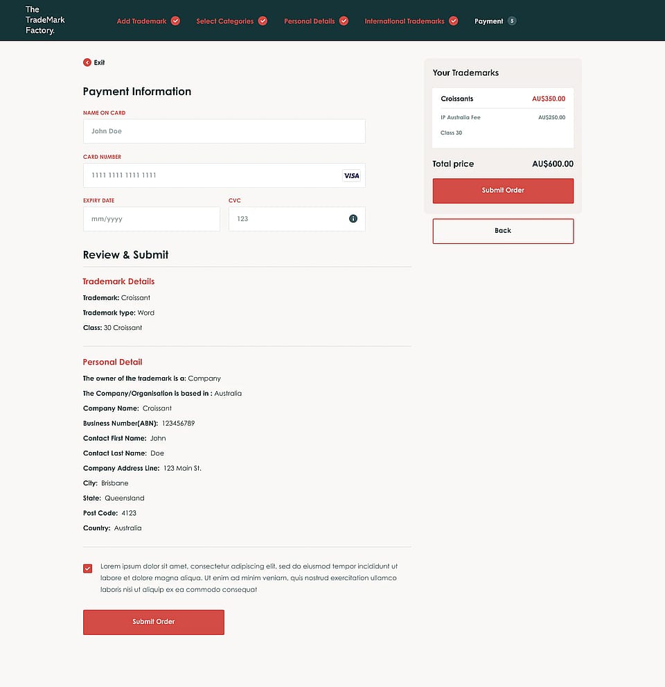 TTMF Payment Process